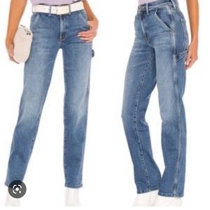 MOTHER hight waisted utility jeans